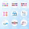 PERRYHOME Kids Makeup Set for Girl 56 Pcs Washable Real Cosmetic, Non-Toxic Frozen Toys Toddler Makeup Kit, Princess Dress up Christmas & Birthday Girl Gift for 3 4 5 6 7 8 9 10 11 12 Year Old Girls view 2