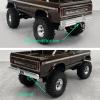 BRKRC Aluminum Front Rear Bumper Set with Tow Hitch for 1/18 TRX4M High Trail F150 RC Crawler Car Upgrade Part (Rear) view 2