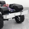 BRKRC Aluminum Front Rear Bumper Set with Tow Hitch for 1/18 TRX4M High Trail F150 RC Crawler Car Upgrade Part (Rear) view 3