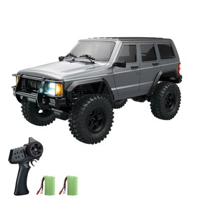 Dodoore RC Crawler 4WD RC Truck, D886 RC Rock Crawler, 1:18 Scale Remote Control Car, All Terrains Off Road Climbing Car, 2.4GHz Electric Vehicle with LED Light for Adults, Include 2 Batteries (Grey)
