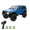 Dodoore RC Crawler 4WD RC Truck, D886 RC Rock Crawler, 1:18 Scale Remote Control Car, All Terrains Off Road Climbing Car, 2.4GHz Electric Vehicle with LED Light for Adults, Include 3 Batteries (Blue) view 1