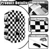 MUNILAIL Checkered Number 8 Pinata Black and White Checkered Pinata with Stick and Blindfold Confetti for 8th Birthday Racing Car Party Game Supplies Race Car Pinatas view 3
