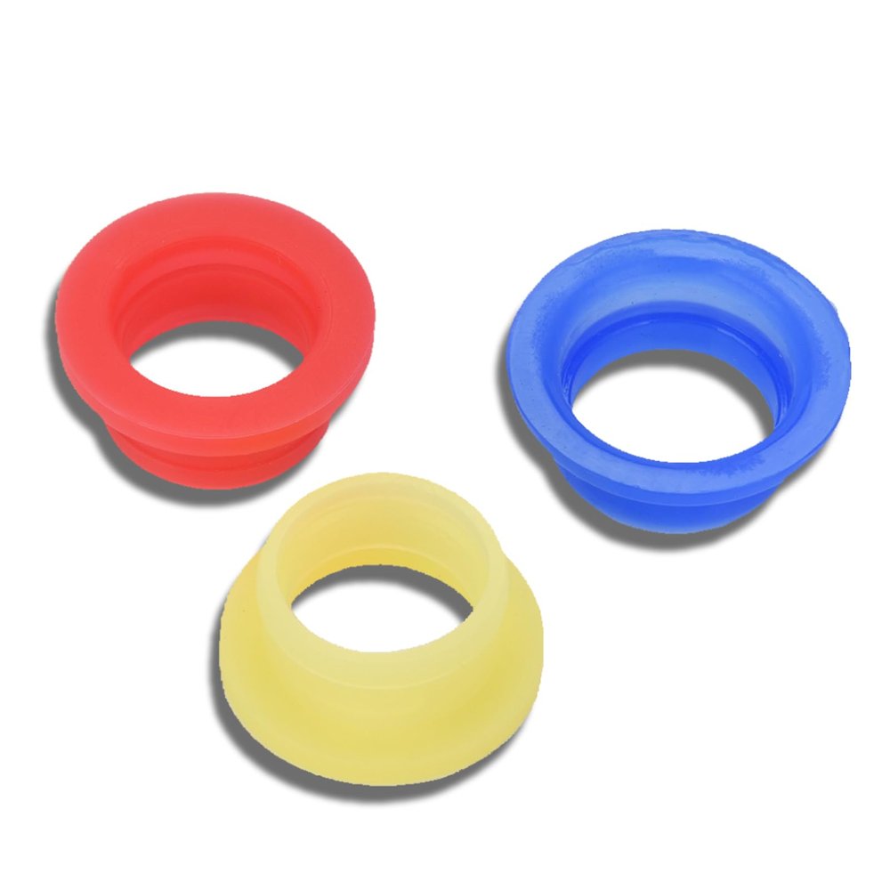 equlup Engine Exhaust Pipe Gasket, Engine Exhaust Pipe Tubing Joint Adapter Silicone Gasket 2.5x2.5x1cm Remote Control Vehicle Parts for HSP 1/8 RC Nitro Car