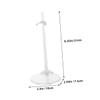 Alasum 6pcs Transparent Doll Display Stands Easy to Install Exhibition Rack for Dolls for Collectors and Boys and Girls Stable Support for Tidy Rooms view 2