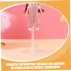 Alasum 6pcs Transparent Doll Display Stands Easy to Install Exhibition Rack for Dolls for Collectors and Boys and Girls Stable Support for Tidy Rooms view 3
