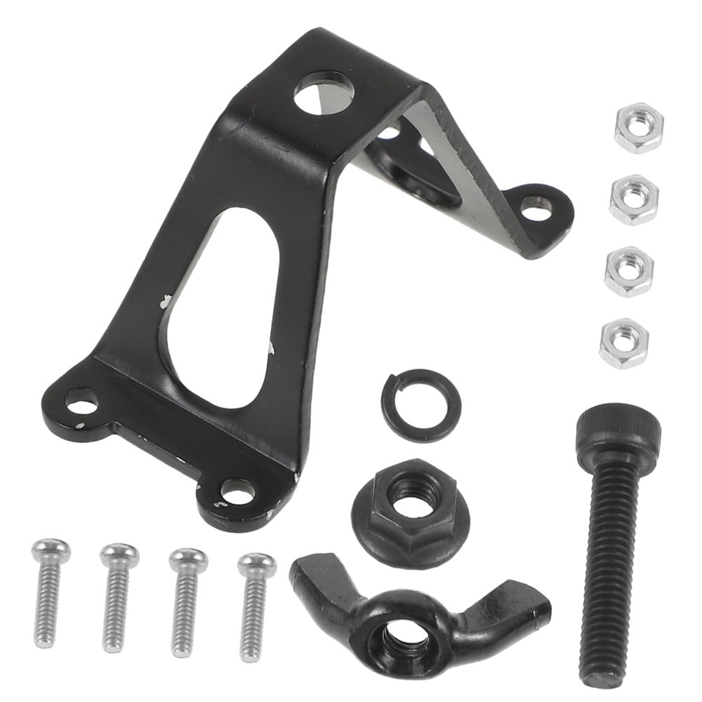 Alasum Spare Tire Rack for Rc Cars Back Wheel Holder Easy Installation Frame for Crawler Models Practical Spare Tyre Bracket for Remote Control Vehicles