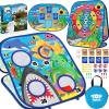 TOY Life Toddler Outdoor Toys for Kids Ages 4-8, Bean Bag Toss, Outside Yard Games for Kids Cornhole, Indoor Lawn Backyard Games Birthday Family Party Toddler Game, Gift for Boys 3 4 5 6 7 view 1