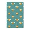KICPOAY Fitted Crib Sheets Bee Holding Honey Pot Cartoon Stretchy Portable Playard Sheets for Baby Toddler, Breathable Soft Mini Crib Mattress 39 x 27 in for Boys and Girls view 1
