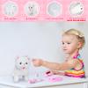 Doctor Kit for Girls -Vet Play Sets for Kids, Pretend Play Doctor Set with Pet Cage and Kitten Toy, Doctor Play Gift for Kids Toddlers Ages 3 4 5 6 Year Old for Role Play (White Kitten) view 3