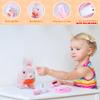 Doctor Kit for Girls -Vet Play Sets for Kids, Pretend Play Doctor Set with Pet Cage and Bunny Toy, Doctor Play Gift for Kids Toddlers Ages 3 4 5 6 Year Old for Role Play (Pink Bunny) view 3
