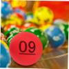 Abaodam 5sets Numbered Plastic Pong Balls Raffle Drawing Game Balls Party Decorations Fun Party Game Props 10pcs*5 view 2