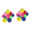 Abaodam 2sets Numbered Raffle Drawing Balls Green Plastic Fun Party Game Balls Perfect for Home Decorations 10pcs*2 view 1