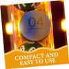 Abaodam 2sets Numbered Raffle Drawing Balls Green Plastic Fun Party Game Balls Perfect for Home Decorations 10pcs*2 view 2
