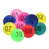 Abaodam 2sets Numbered Raffle Drawing Balls Green Plastic Fun Party Game Balls Perfect for Home Decorations 10pcs*2 view 4