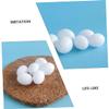 BESPORTBLE 28pcs Simulation Pigeon Eggs Decorative Eggs for Bird Hatching Induced Replacement Life-Like Effect for Pigeon Breeding and Training view 3