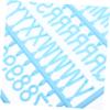 VILLCASE 2sets Felt Letter Board Accessories of Reusable Plastic for Home Decor Office Communication and Event Signage and Portable view 3