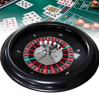 Mavdecll 18" Roulette Wheel Set, Professional Casino Grade Roulette Set with 2 Balls Pills/Rubber Pad, Very Smooth Spinning Action, Great for Home Game Night Or A Club Party