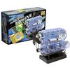4-Cylinder Engine Model Kit, Transparent Engine Case, with Illuminated Spark Plugs and Sound Base, DIY Simulation Dynamic Engine Model, Suitable for Children Aged 10+ view 4
