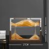 3D Dynamic Moving Sand Art 3D Landscape Flowing Sand Painting in Motion Moving Sand Art Picture for Home and Office Work Decoration Gifts for Adult(C) view 2