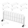 Alasum 8pcs Traffic Fence Models Realistic Simulation Barriers for Miniature Scene Decoration Table Play Traffic Safety Demo for Projects view 1