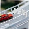Alasum 8pcs Traffic Fence Models Realistic Simulation Barriers for Miniature Scene Decoration Table Play Traffic Safety Demo for Projects view 3