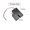 20kg Gear Magnetic 12V Servo Motor Line Release for CreseaProducts RC Fishing Bait Boat, Robotics, DIY (Black) view 2