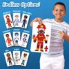 Large & Durable Reusable Sticker Book + 4 Large Dress Up Dolls (2 Boys/2 Girls)  25 Themes (370 Stickers) Including Princess, Mermaid, Astronaut, Doctor, Firefighter, Unicorn, Policeman and More! view 3