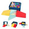 JOYMOR 8-Piece Fabric Soft Foam Climbing Blocks with Ball Pit for Toddlers, (26''x26''x16'') Baby Climbing Toys for Toddlers 1-3 Inside - Soft Play Set for Kids' Development, Gross Motor Skills view 1