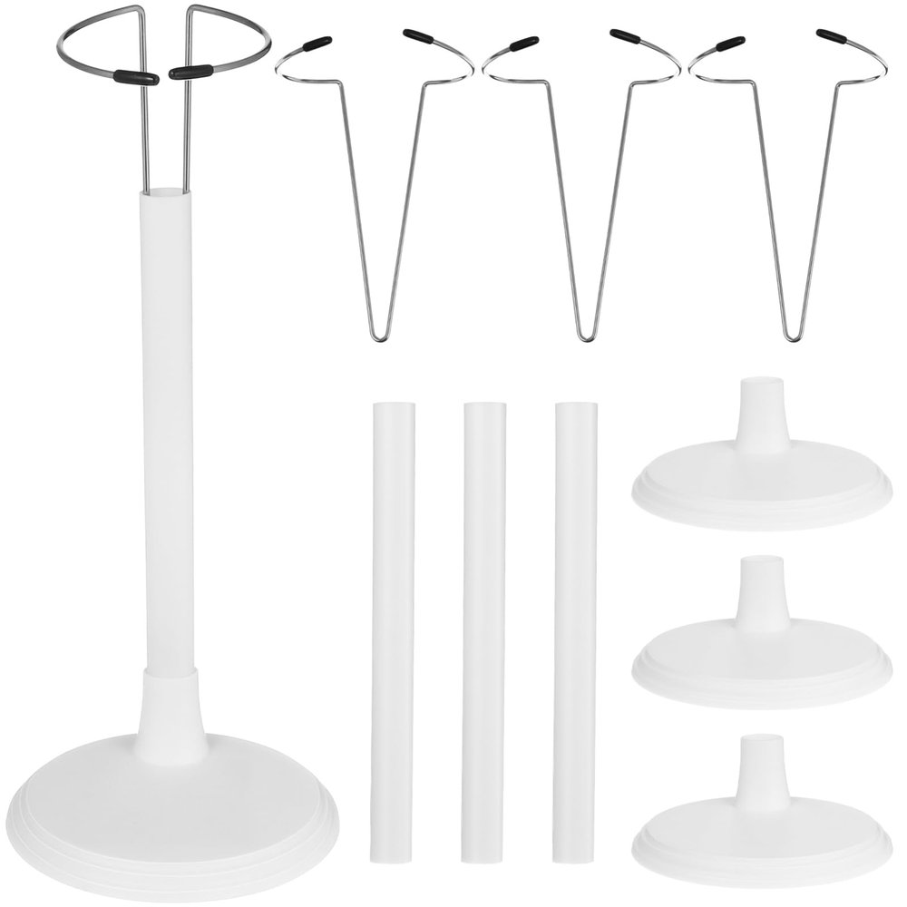 Alasum 4pcs Dolls Stands Doll Holder Stands for Figure Display Rack Storage Organizers Adjustable Action Figure Holders for Home Shop and Collection Display