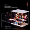 XLIHAWY Clear Acrylic Display Case, Stackable Showcase Box with LED Light, 2/3/4/5 Tier Storage Organizer for Collectibles Action Figure(32x24x30.5cm) view 2
