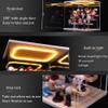XLIHAWY Clear Acrylic Display Case, Stackable Showcase Box with LED Light, 2/3/4/5 Tier Storage Organizer for Collectibles Action Figure(32x24x30.5cm) view 3