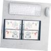 AUTSUPPL 1bag Banknote Holder Pages Page for Currency Collection Sleeves for Display and Storage of Banknotes and Stamps Compatible Standard Ring Albums view 4
