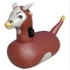 Hearthsong Hop N Go Inflatable Bull Riding Bouncy Hopping Toys for Kids Ages 5+ - Ride On Bouncer Animal Hopper Jumping Toys for Outdoor Games (2 Pack) view 2