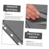 KONTONTY 10sheets Book Reusable Stamp Holders Card Loose-Leaf Storage for Collector Postcards view 2