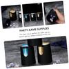 BCOATH 2pcs Stylish Dice Cup Portable Plastic Dice Holder for Liar Bar Games and Party Entertainment Compact Design for Accessory view 3