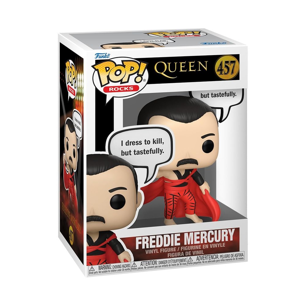 Funko Pop! Sayings: Freddie Mercury - Queen - Collectable Vinyl Figure - Gift Idea - Official Merchandise - Toys for Kids & Adults - Music Fans - Model Figure for Collectors and Display