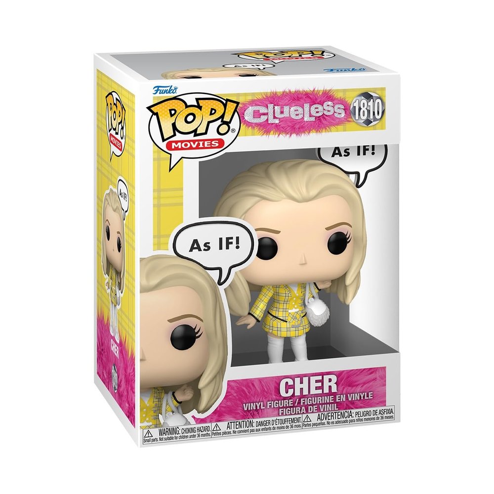 Funko Pop! Sayings: Clueless 30th Anniversary - Cher - Collectable Vinyl Figure - Gift Idea - Official Merchandise - Toys for Kids & Adults - Movies Fans - Model Figure for Collectors and Display