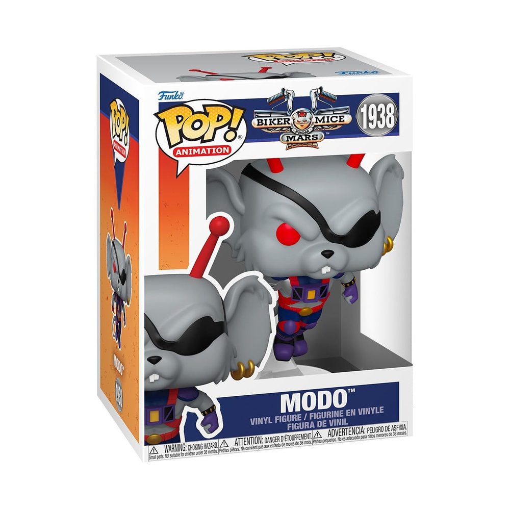 Funko Pop! Animation: Biker Mice from Mars - Modo - Collectable Vinyl Figure - Gift Idea - Official Merchandise - Toys for Kids & Adults - Cartoons Fans - Model Figure for Collectors and Display