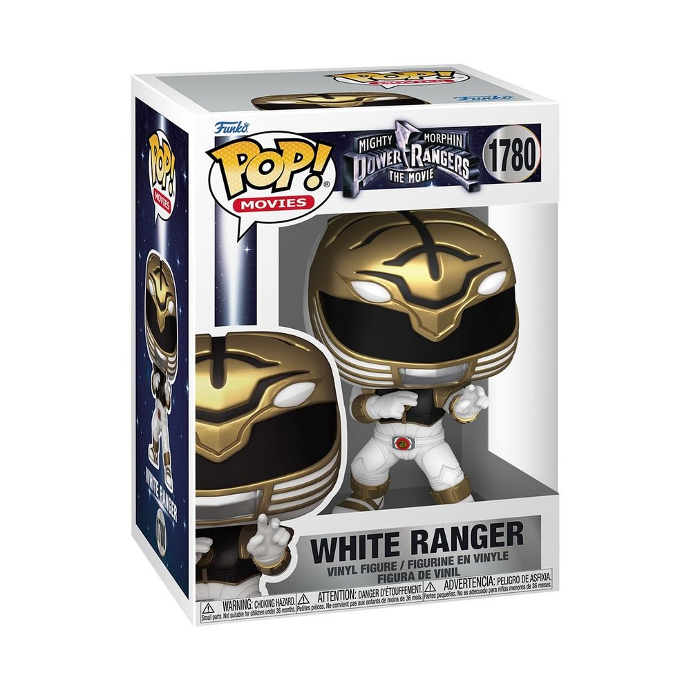 Funko Pop! Movies: Mighty Morphin Power Rangers: The Movie - White Ranger - Power Rangers Movie - Collectable Vinyl Figure - Gift Idea - Official Merchandise - Toys for Kids & Adults - Movies Fans