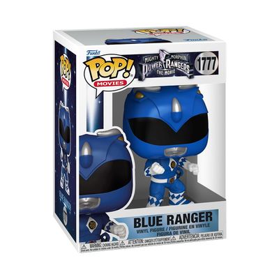 Funko Pop! Movies: Mighty Morphin Power Rangers: The Movie - Blue Ranger - Power Rangers Movie - Collectable Vinyl Figure - Gift Idea - Official Merchandise - Toys for Kids & Adults - Movies Fans