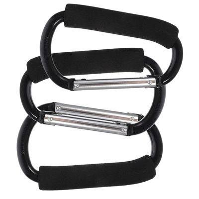 WATIIFUFU 3pcs Stroller Hooks for Shopping Bags Portable Carabiner Clips for Diaper Bags Easy to Install Stroller Accessories for Parents The Go