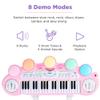 Best Choice Products 37-Key Kids Electronic Musical Instrument Piano Learning Toy Keyboard w/ Multiple Sounds, Lights, Microphone, Stool - Light Pink view 3