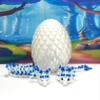 3D Printed Dragons with Dragon Egg, Articulated Mother and Child Dragons, White and Pink Cherry Blossom Baby Dragon, Fidget ADHD Autism Toy MCD-017-004-WB-WE view 2