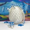 3D Printed Dragons with Dragon Egg, Articulated Mother and Child Dragons, White and Pink Cherry Blossom Baby Dragon, Fidget ADHD Autism Toy MCD-017-004-WB-WE view 4