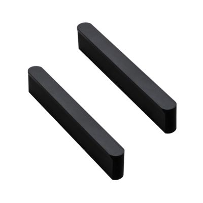 JDYHFKWP T Bar Handle,Kitchen Door Handles,Silver Steel Bar Pulls,Aluminum Door Handles with Screws Kitchen Handles Bedroom for Cabinets, Drawers, Bathroom, Black(Hole Distance:96mm)