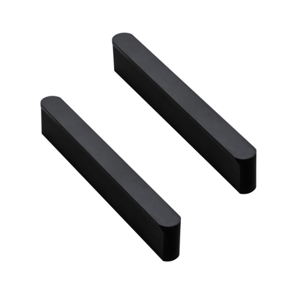 JDYHFKWP T Bar Handle,Kitchen Door Handles,Silver Steel Bar Pulls,Aluminum Door Handles with Screws Kitchen Handles Bedroom for Cabinets, Drawers, Bathroom, Black(Hole Distance:96mm)