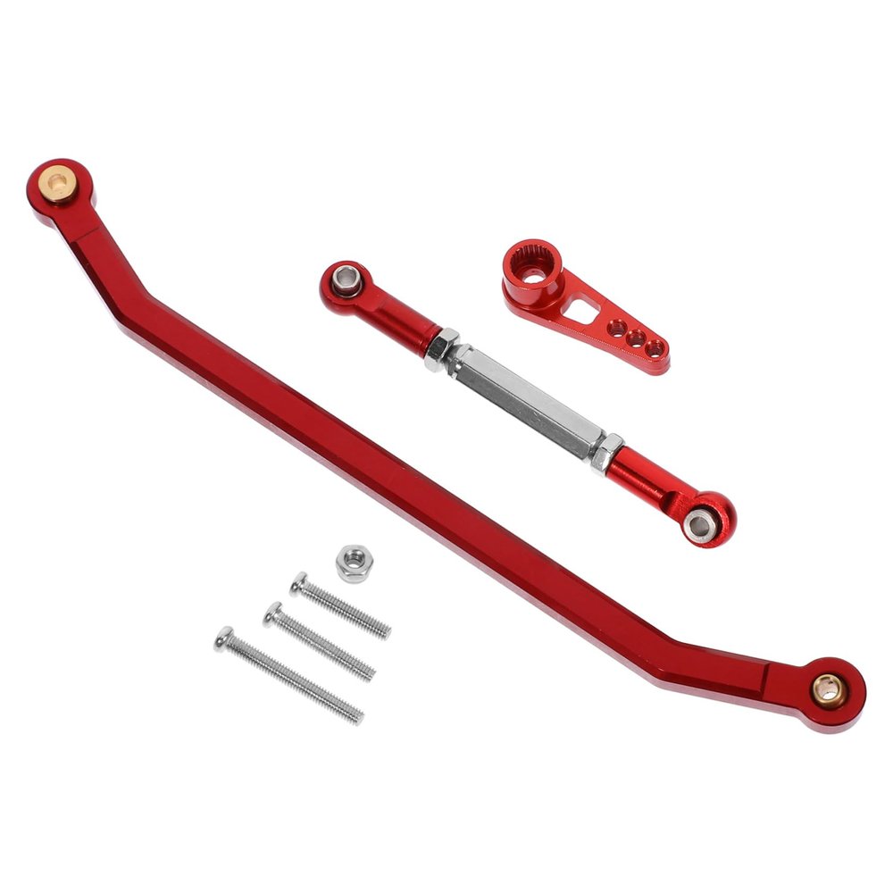 BRIGHTFUFU Metal Steering Rod Links for Rc Car Compatible with Durable and Precise Steering Linkage Kit Easy Installation for Enhanced Control and Stability