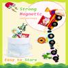 11 Pcs Magnetic Train Set Montessori Toys for 1 2 3 Years Old Toddlers Boys Girls, Wooden Animals Preschool Learning Easter Basket Stuffers Sensory Toys Birthday Gifts Ages 1-3, 2-4 view 4