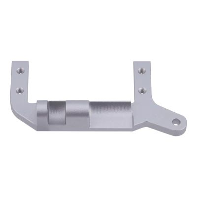 RC Accessory Compatible with TRX4 Mount 4-Link Suspensionfor for 1/10 RC Crawler Car Aluminum Upgrade Parts Servo On Axle Mount(Silver)
