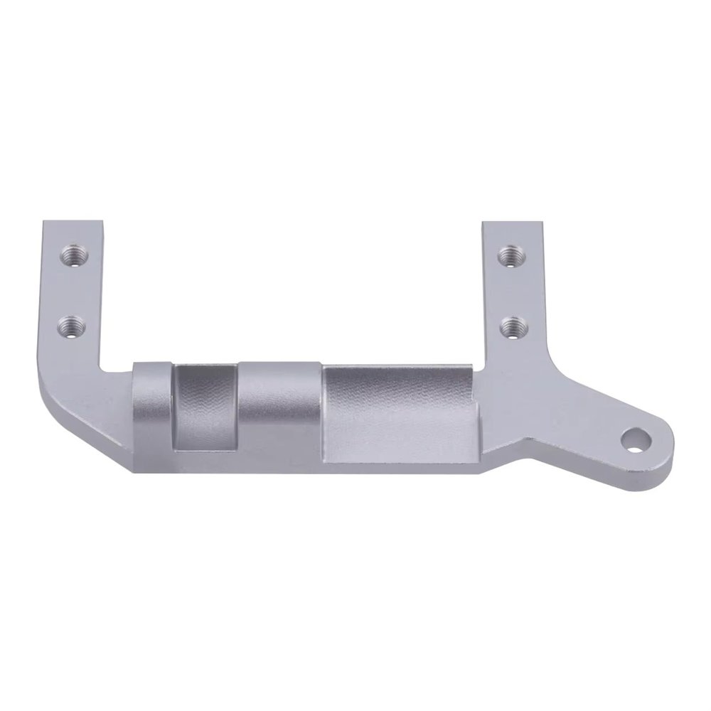 RC Accessory Compatible with TRX4 Mount 4-Link Suspensionfor for 1/10 RC Crawler Car Aluminum Upgrade Parts Servo On Axle Mount(Silver)
